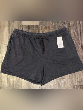 Terra & Sky Charcoal Gray Lounge Shorts